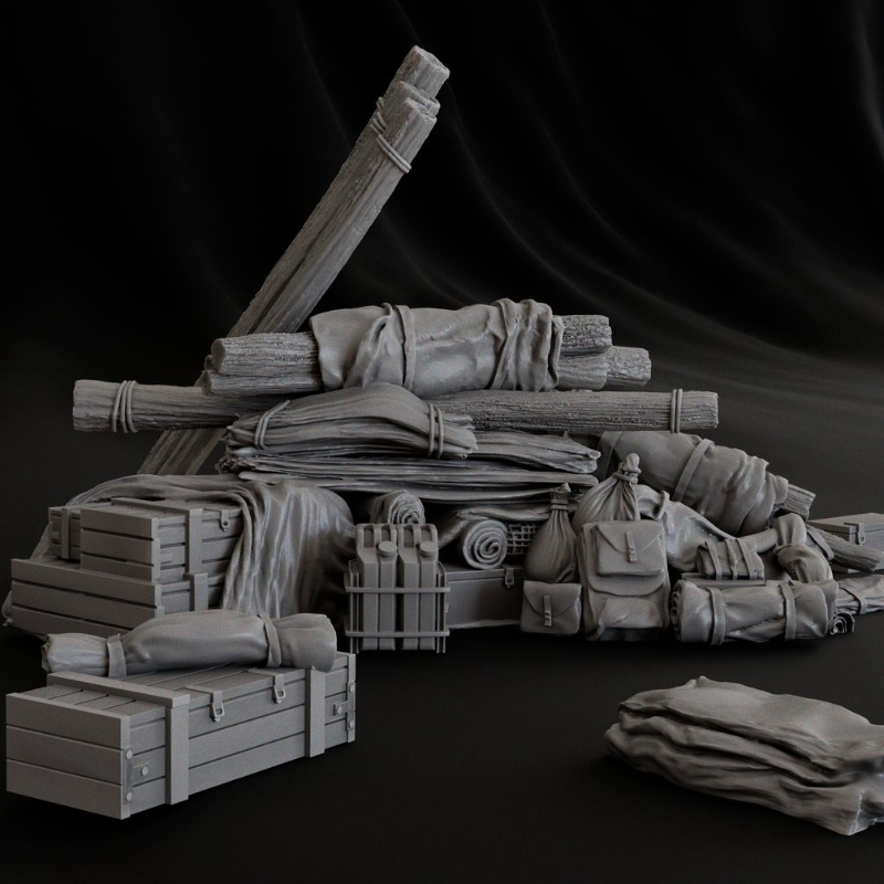 Model Kit Italeri - 1/35 Scale Die-Cast Resin Model Assembled