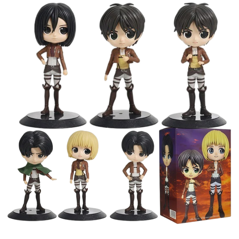 Model Kit Titanic - 6pcs/set Anime Attack on Titan Figure