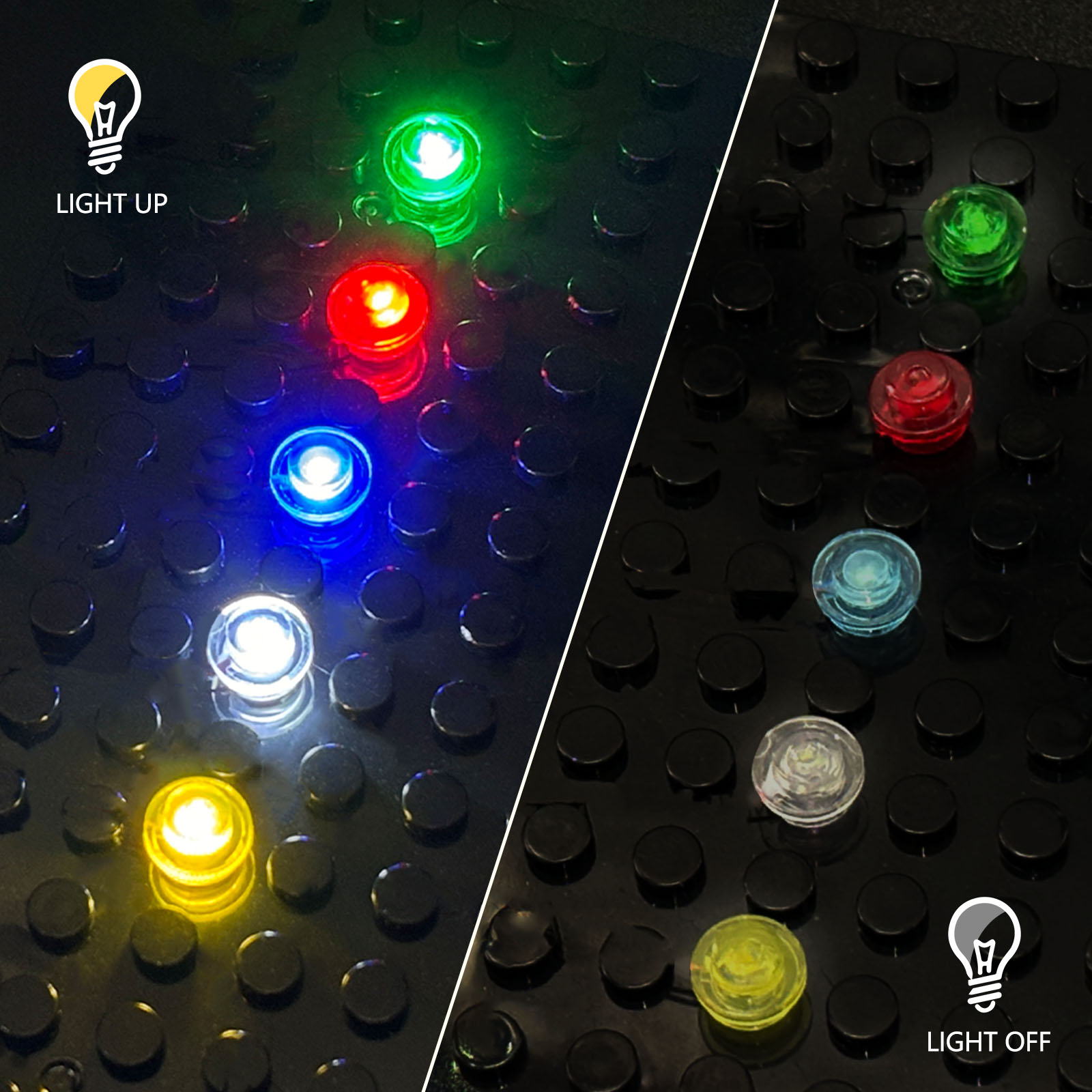 10 PCS Colorful LED Lighting   - Model Kit Ikaruga 评论和价格