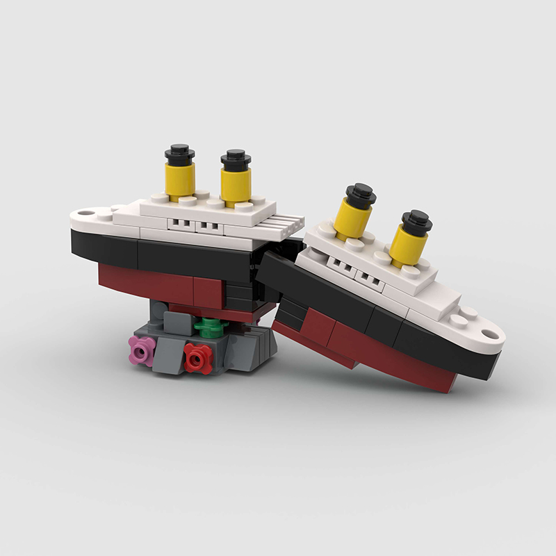 Mini RMS Titanic Sank Ship Mod - Model Kit Titanic 评论和价格