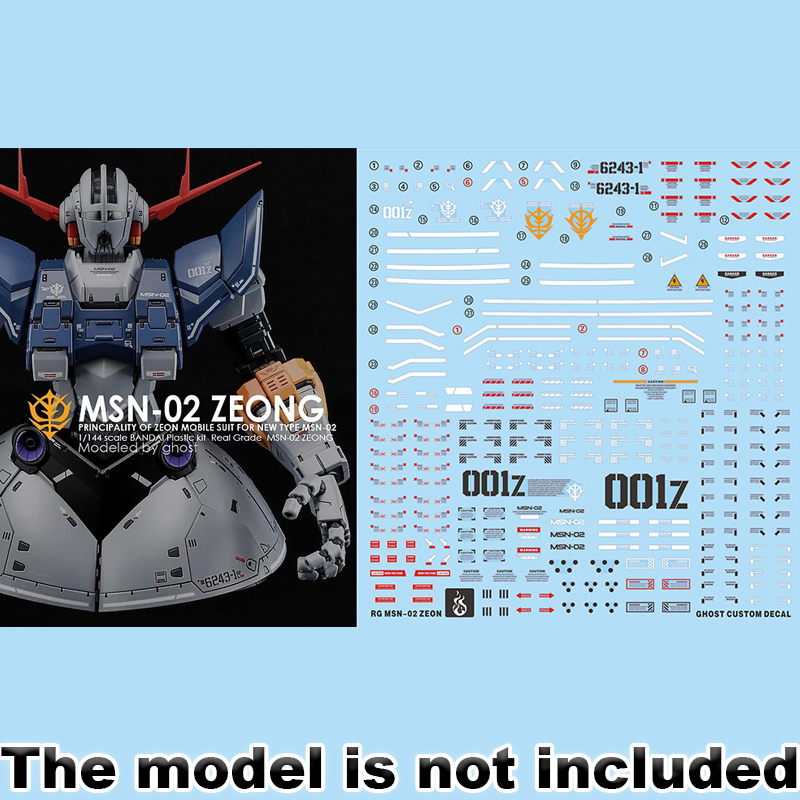 Model Decals for RG 1/144 MSN- - Model Kit Hobby 评论和价格