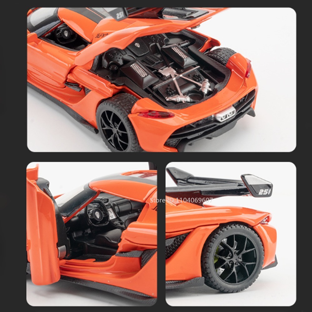 Scale 1:32 KNSG Jesko Car Mode - Model Kit Ferrari 评论和价格