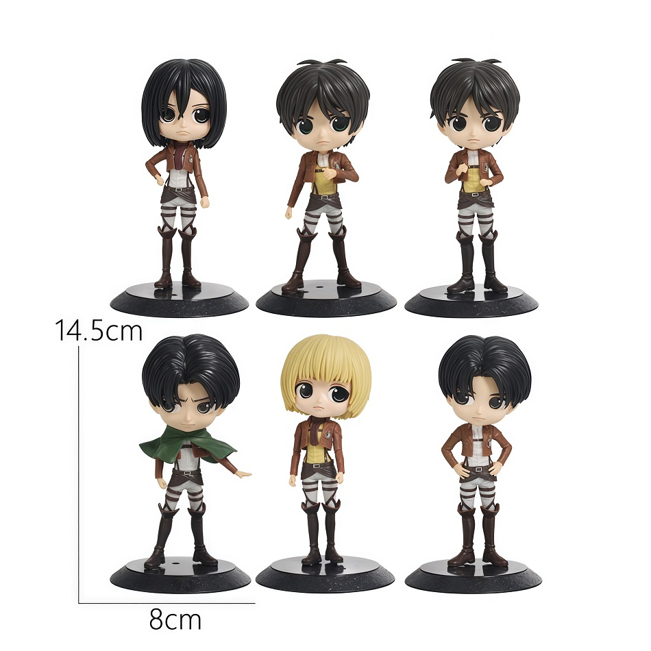 6pcs/set Anime Attack on Titan - Model Kit Titanic 评论和价格