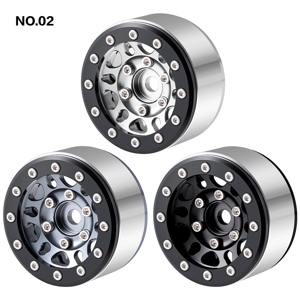 YEAHRUN 4Pcs 1.55inch Aluminum - Model Kit Tamiya 评论和价格