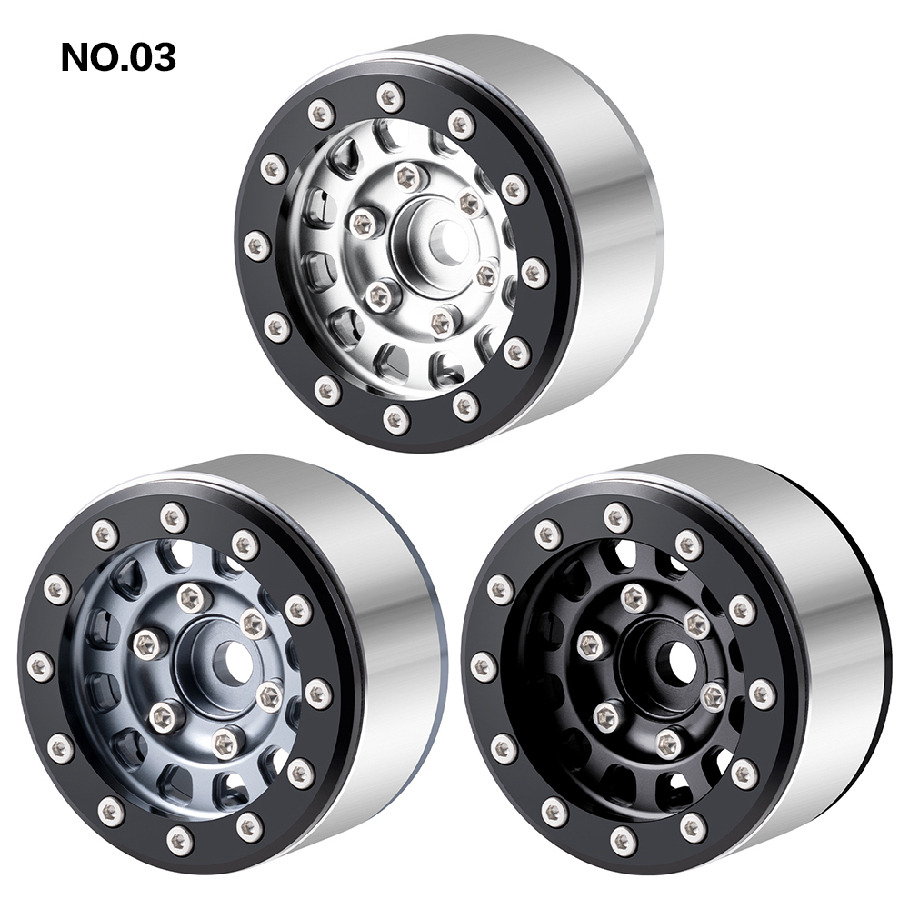 YEAHRUN 4Pcs 1.55inch Aluminum - Model Kit Tamiya 评论和价格