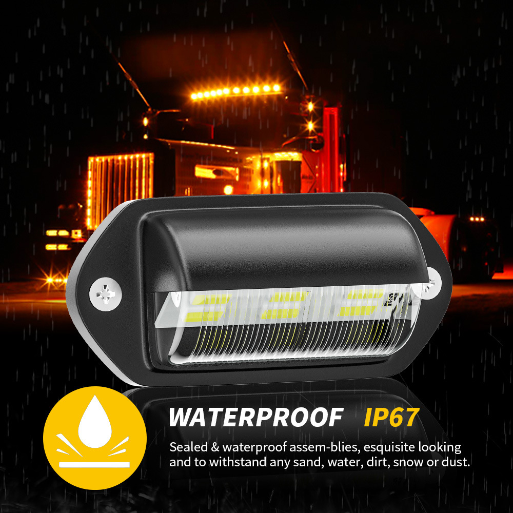 2 Pieces 6LED Car License Plat - Model Kit Land Rover 评论和价格