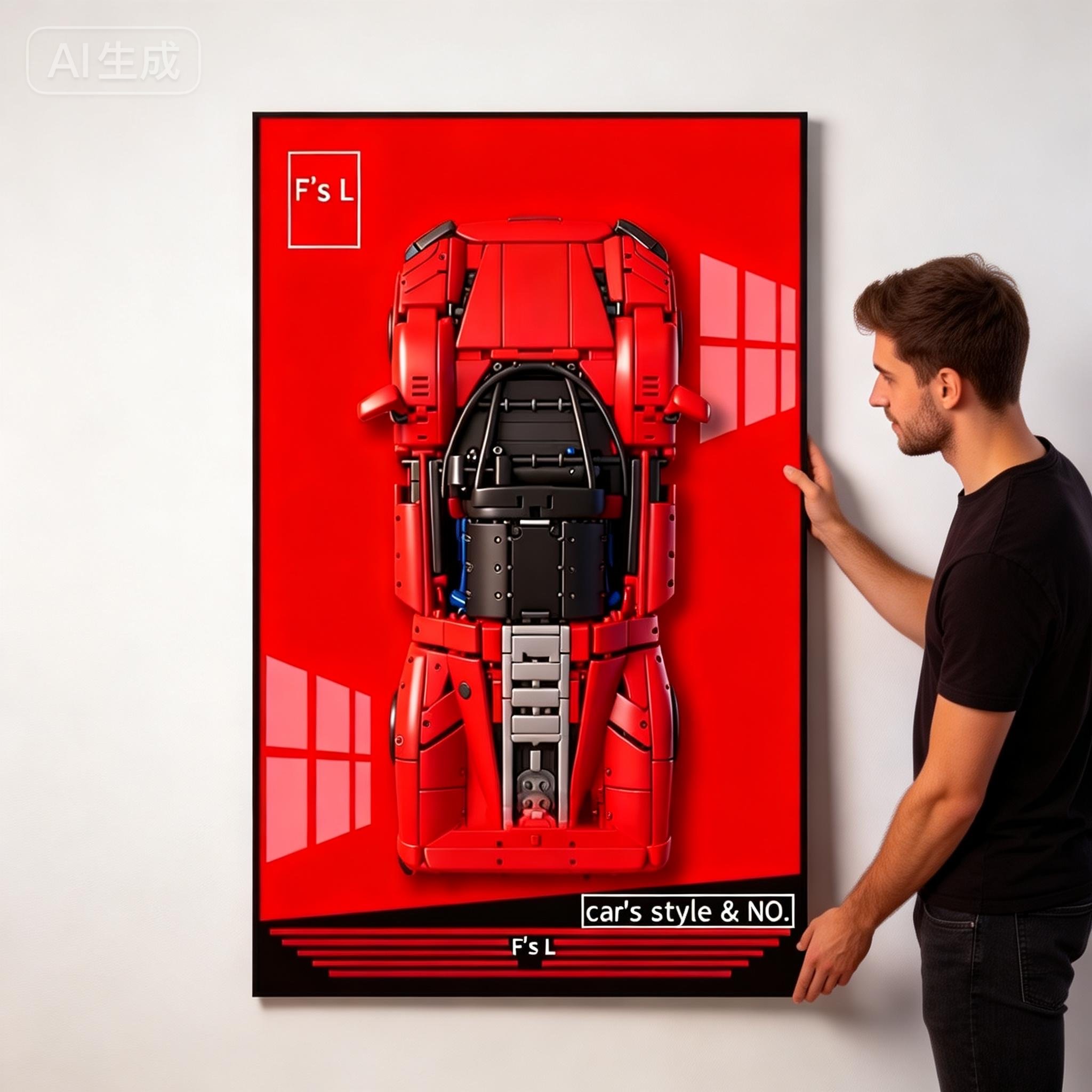 NEW Photo Frame Display Wallbo - Model Kit Ferrari 评论和价格