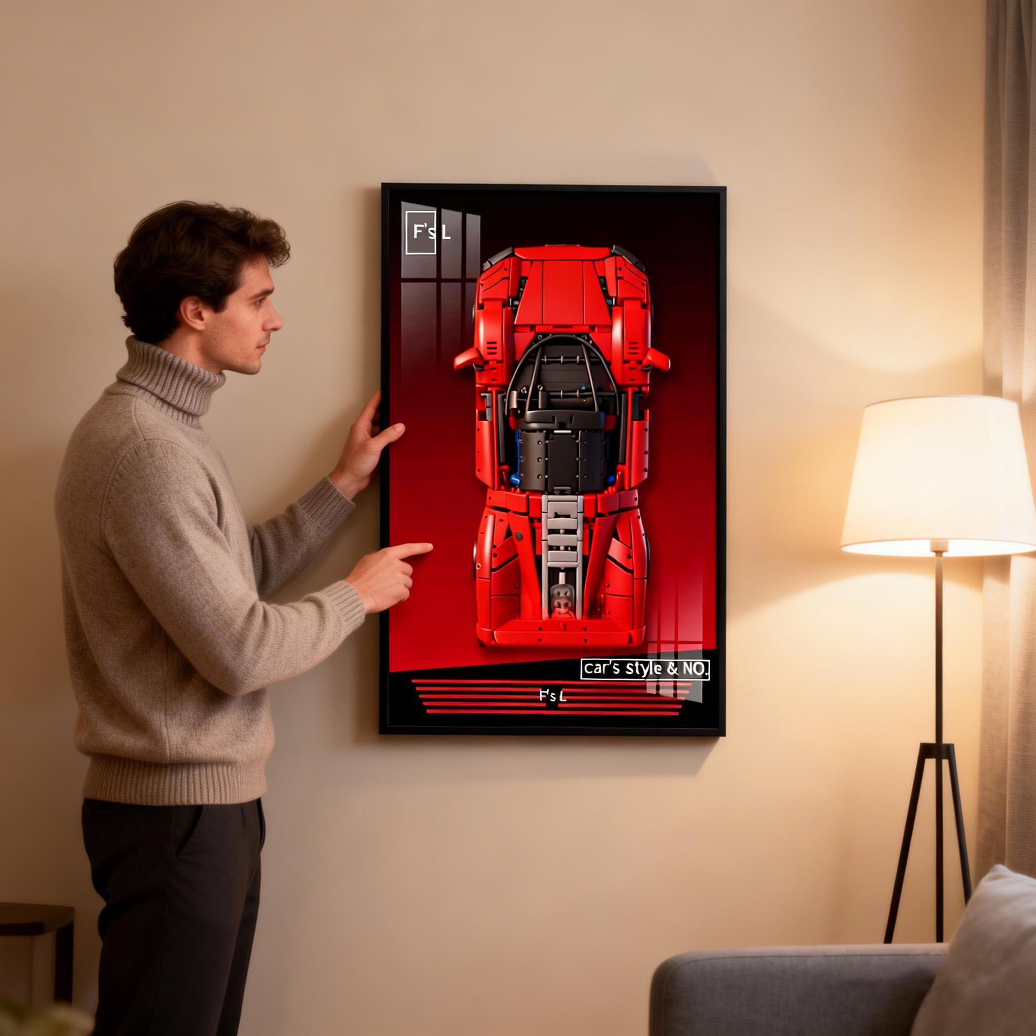 NEW Photo Frame Display Wallbo - Model Kit Ferrari 评论和价格