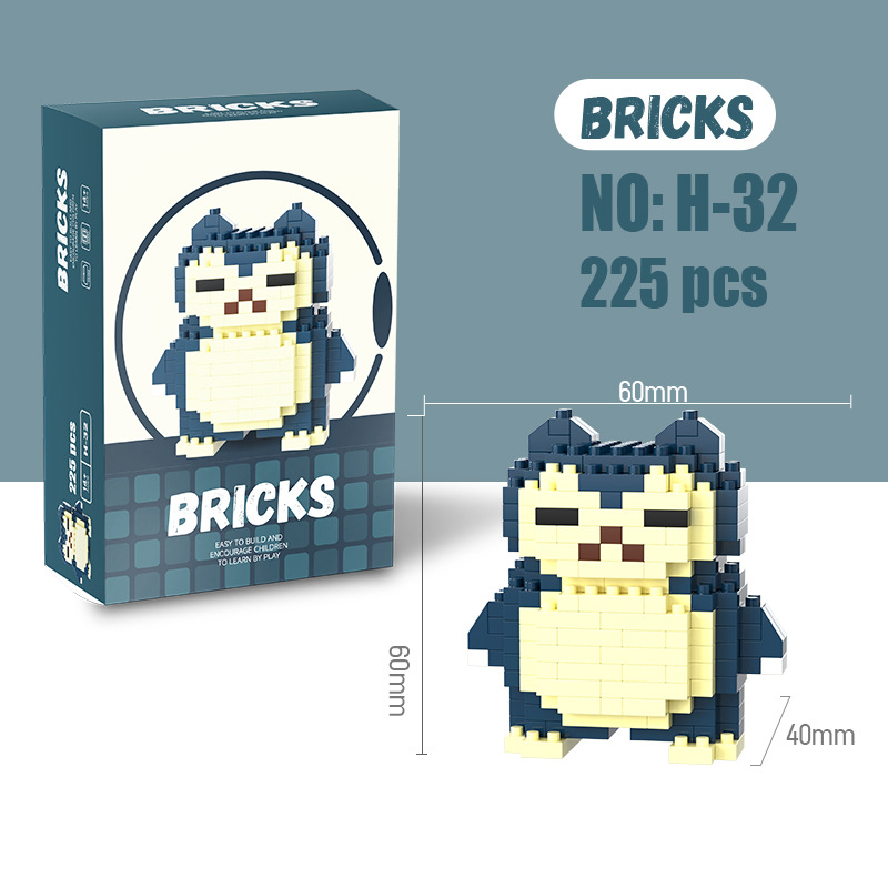 Pokemon Micro Building Blocks  - Model Kit Ikaruga 评论和价格