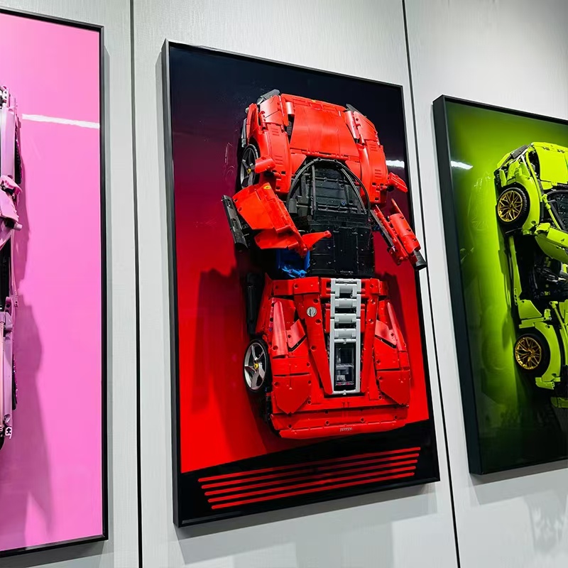 Only Display Wallboard Wall su - Model Kit Ferrari 评论和价格