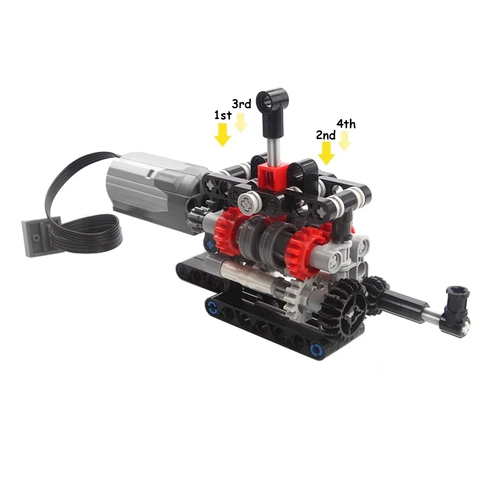 MOC High-tech 4 Speeds Gearbox - Model Kit Walmart 评论和价格