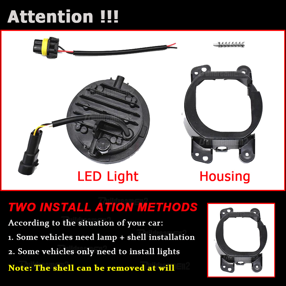 2 Pieces Car LED Fog Light Ass - Model Kit Land Rover 评论和价格