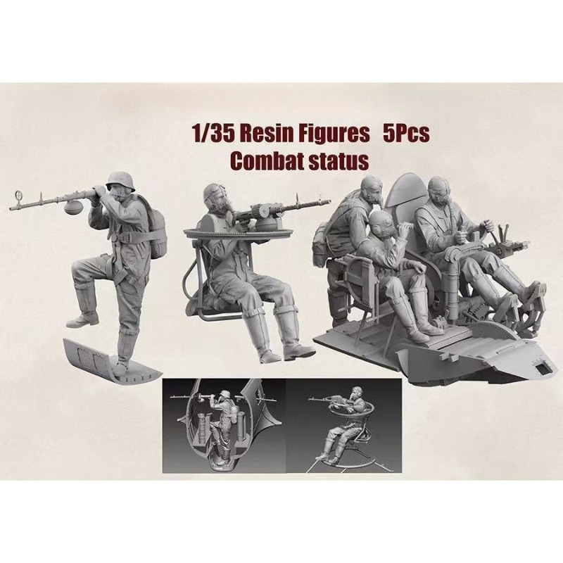 1/35 Scale Die Cast Resin Figu - Model Kit Italeri 评论和价格