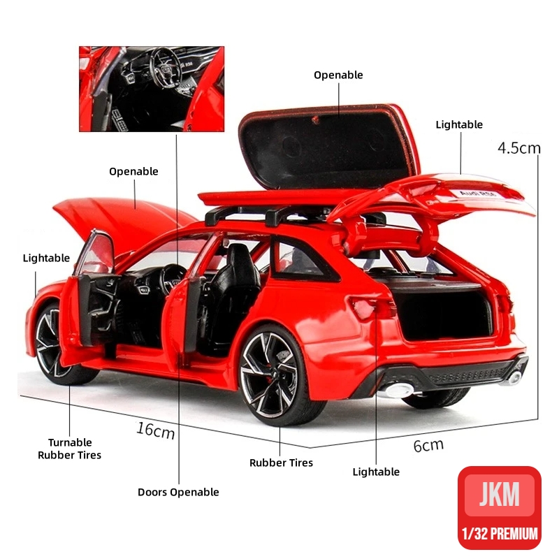 1/32 Audi RS6 Miniature Diecas - Model Kit Ferrari 评论和价格
