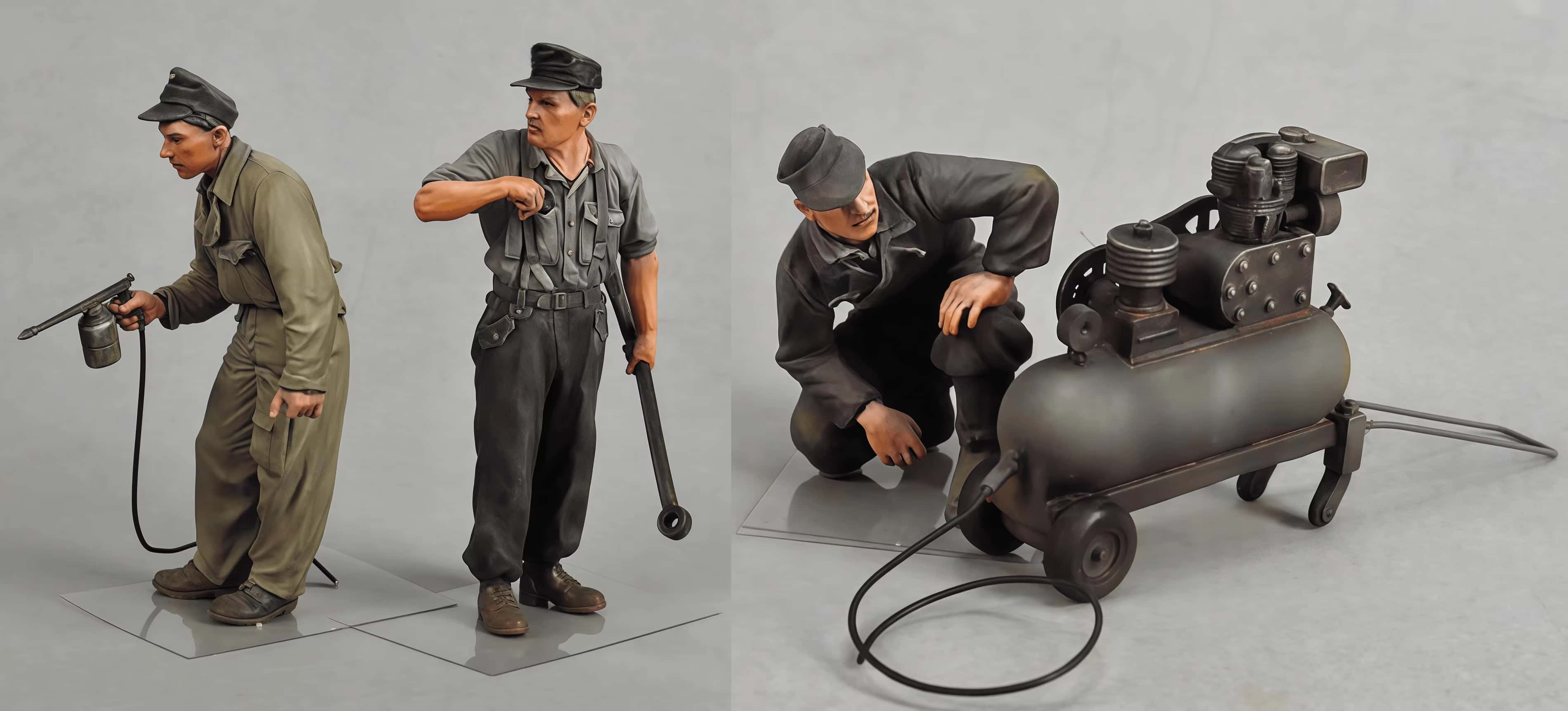 1: 35 Cast Resin Model GK, 3 R - Model Kit Italeri 评论和价格