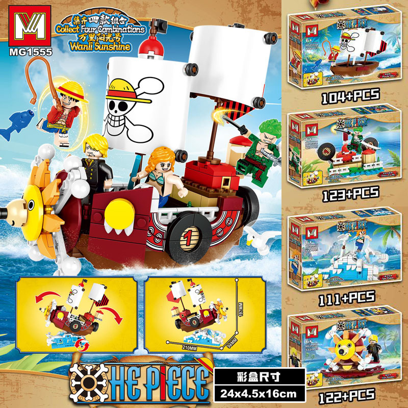 One Piece Wanli Pirate Ship Sa - Model Kit One Piece Ship 评论和价格