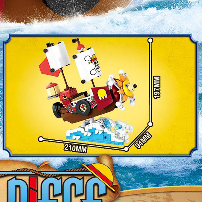 One Piece Wanli Pirate Ship Sa - Model Kit One Piece Ship 评论和价格