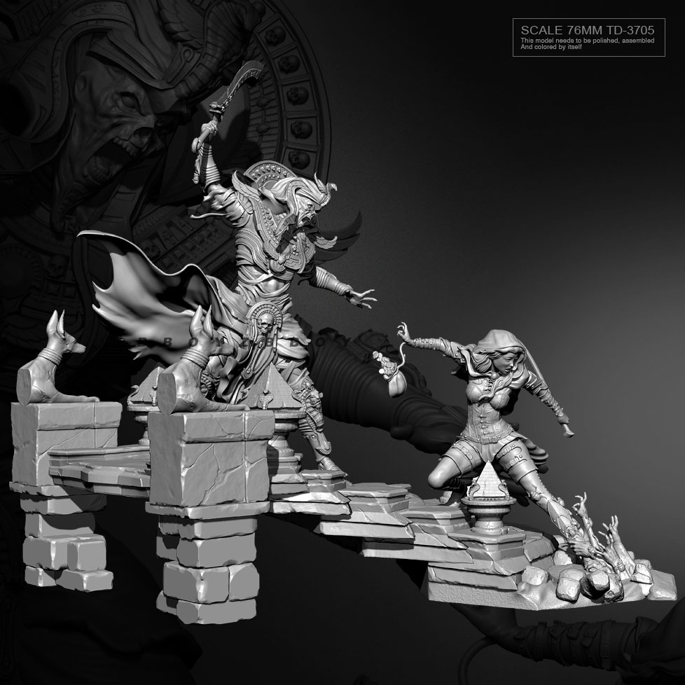 76mm Resin model kits figure c - Model Kit Zvezda 评论和价格