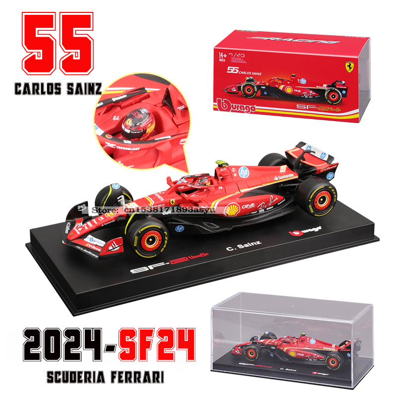 Bburago 1:43 f1 2024 Ferrari S - Model Kit Ferrari 评论和价格