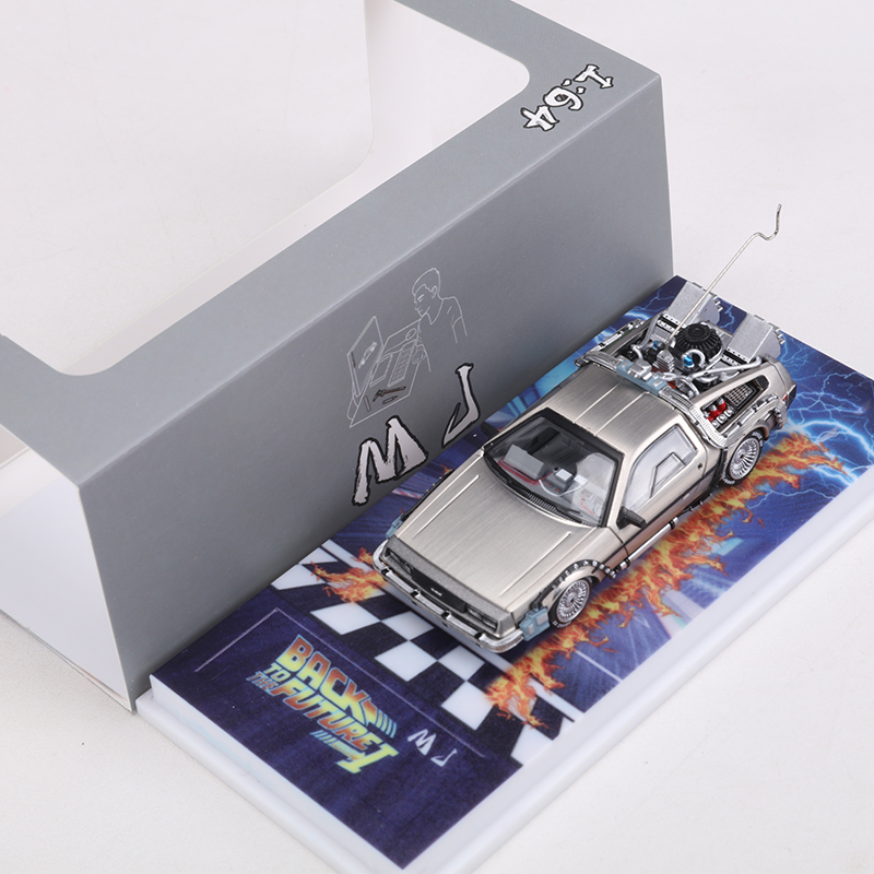 MJ 1:64 DeLorean DMC I II III  - Model Kit Ferrari 评论和价格